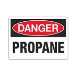 Danger Propane Sign